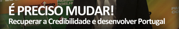 &Eacute; PRECISO MUDAR! Recuperar a Credibilidade e desenvolver Portugal